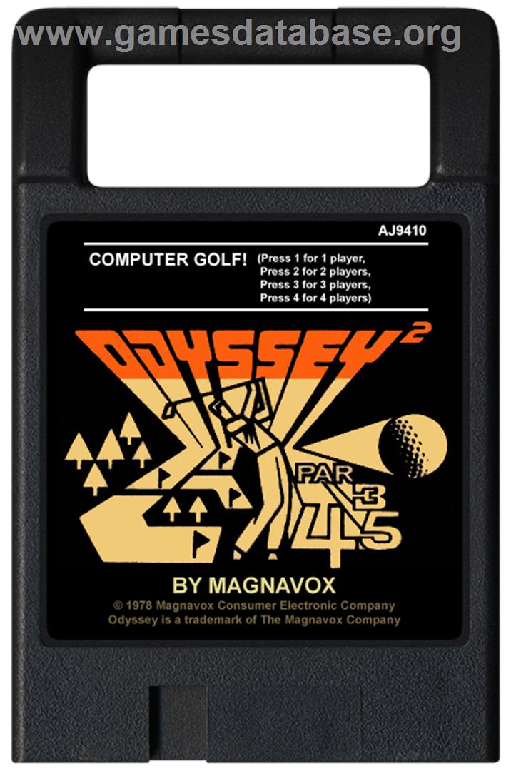 Computer Golf! - Magnavox Odyssey 2 - Artwork - Cartridge