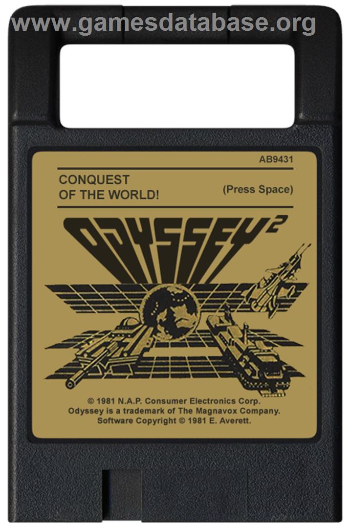 Conquest of the World - Magnavox Odyssey 2 - Artwork - Cartridge