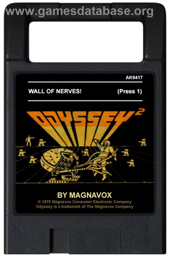 War of Nerves - Magnavox Odyssey 2 - Artwork - Cartridge
