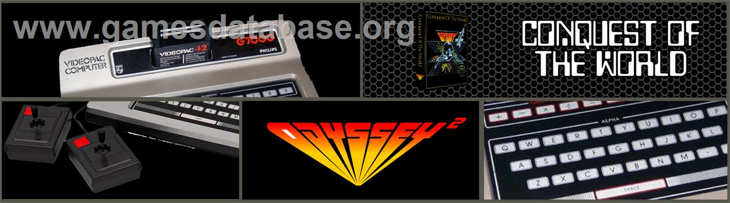 Conquest of the World - Magnavox Odyssey 2 - Artwork - Marquee