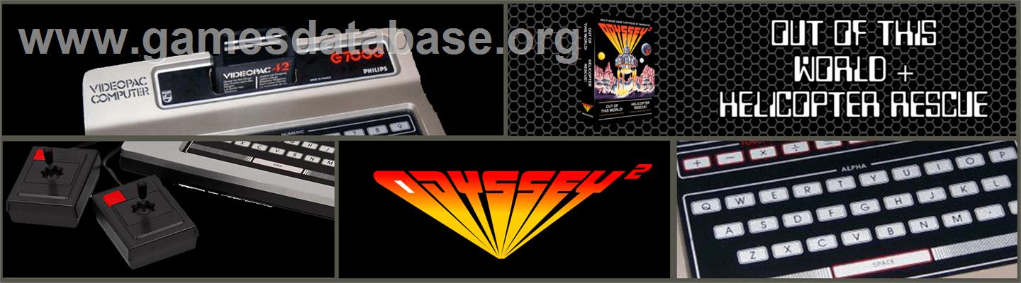 Helicopter Rescue - Magnavox Odyssey 2 - Artwork - Marquee