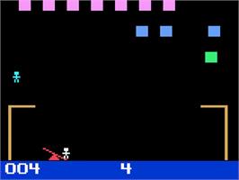 In game image of P.T. Barnum's Acrobats on the Magnavox Odyssey 2.