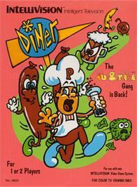 Box cover for Diner on the Mattel Intellivision.