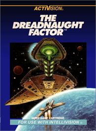 Box cover for Dreadnaught Factor on the Mattel Intellivision.