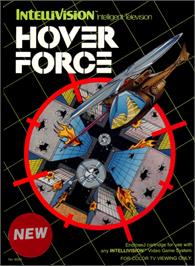 Box cover for Hover Force on the Mattel Intellivision.