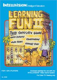 Box cover for Learning Fun II: Word Wizard Memory Fun on the Mattel Intellivision.