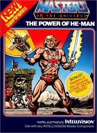 Box cover for Masters of the Universe: The Power of He-Man on the Mattel Intellivision.