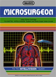 Box cover for Microsurgeon on the Mattel Intellivision.