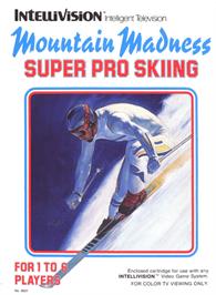 Box cover for Mountain Madness: Super Pro Skiing on the Mattel Intellivision.