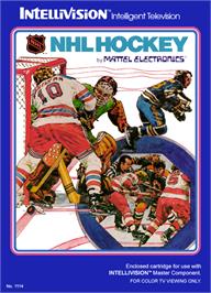 Box cover for NHL Hockey on the Mattel Intellivision.