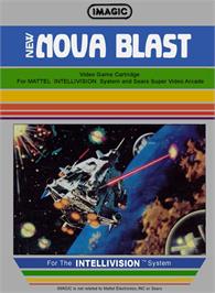 Box cover for Nova Blast on the Mattel Intellivision.