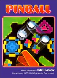 Box cover for Pinball on the Mattel Intellivision.