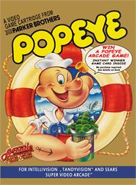 Box cover for Popeye on the Mattel Intellivision.