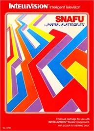 Box cover for Snafu on the Mattel Intellivision.