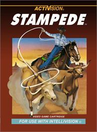 Box cover for Stampede on the Mattel Intellivision.