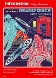 Box cover for Tron: Deadly Discs on the Mattel Intellivision.