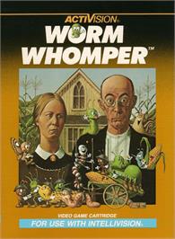 Box cover for Worm Whomper on the Mattel Intellivision.