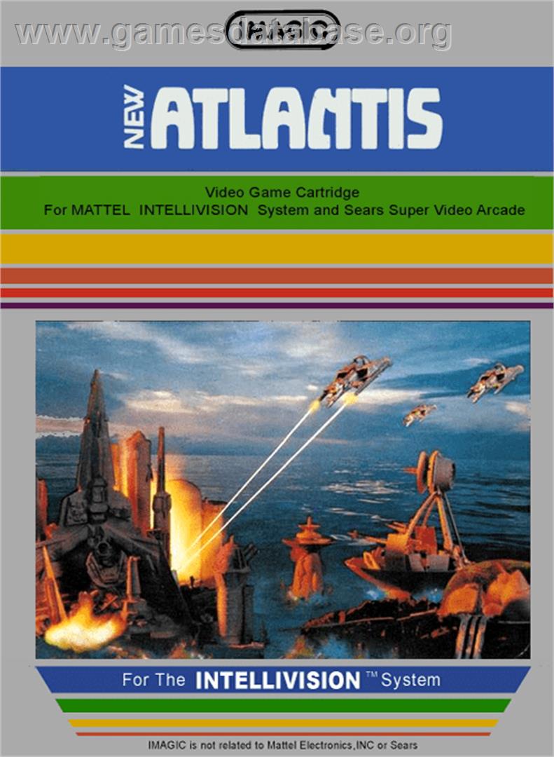Atlantis - Mattel Intellivision - Artwork - Box