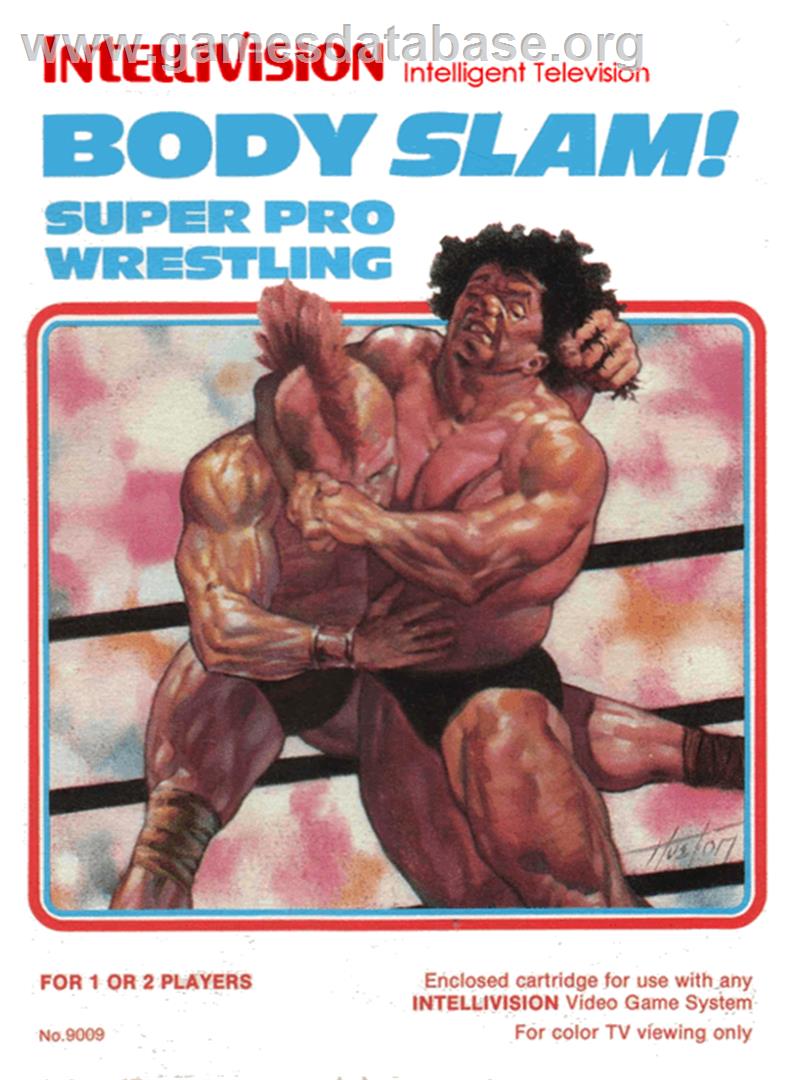 Body Slam: Super Pro Wrestling - Mattel Intellivision - Artwork - Box
