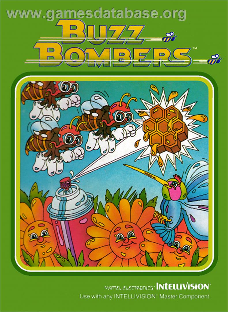Buzz Bombers - Mattel Intellivision - Artwork - Box