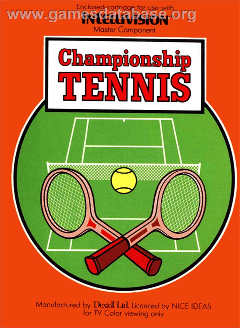 Championship Tennis - Mattel Intellivision - Artwork - Box