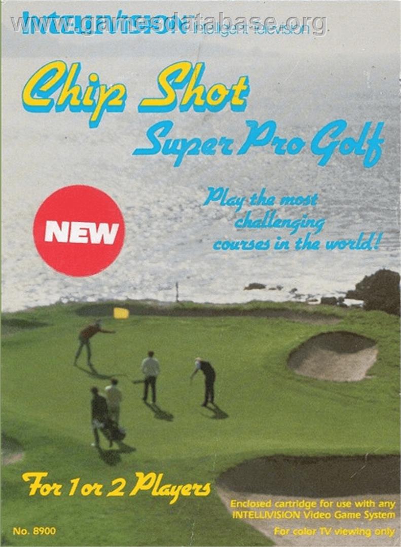 Chip Shot: Super Pro Golf - Mattel Intellivision - Artwork - Box