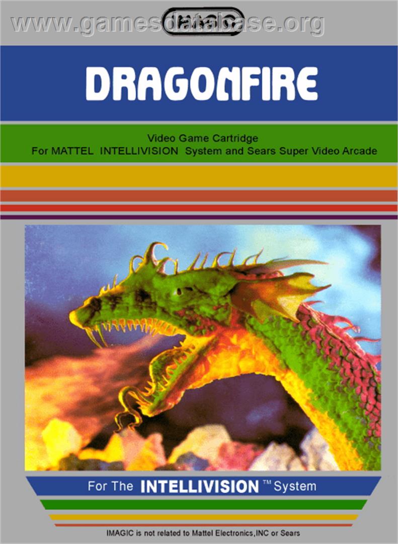 Dragon Fire - Mattel Intellivision - Artwork - Box