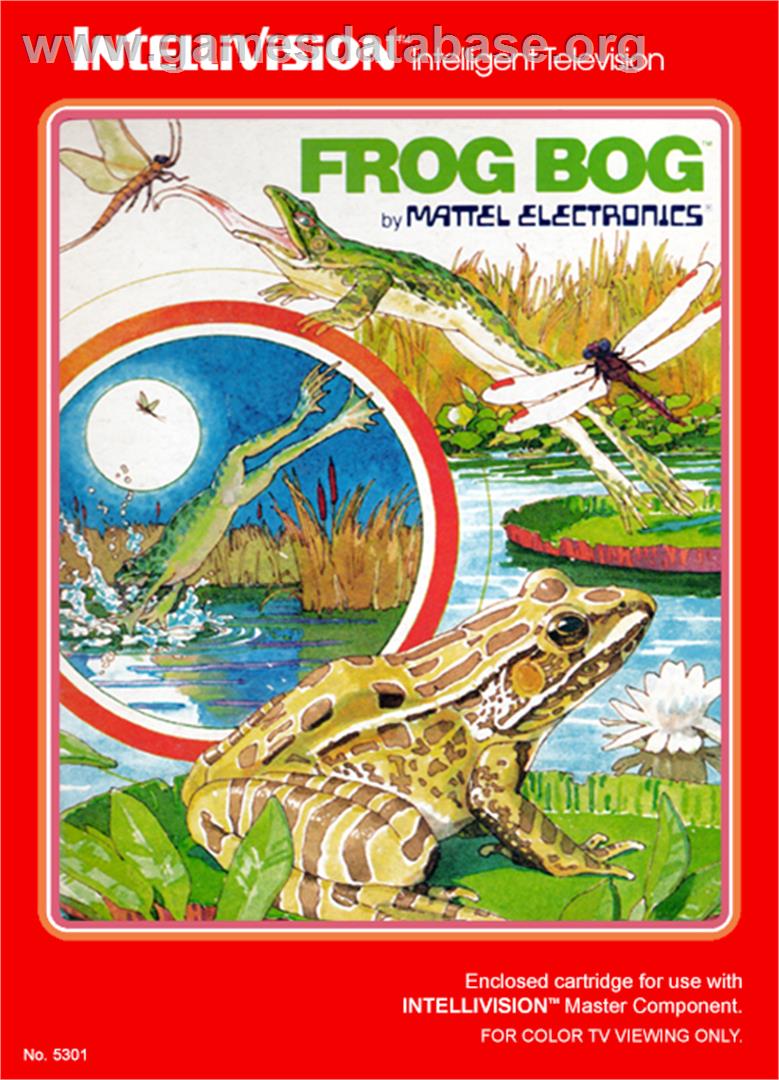 Frog Bog - Mattel Intellivision - Artwork - Box