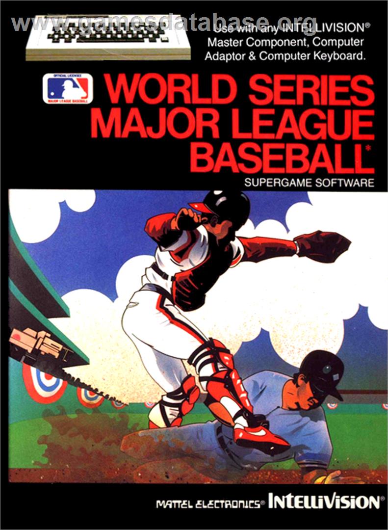 Major League Baseball - Mattel Intellivision - Artwork - Box