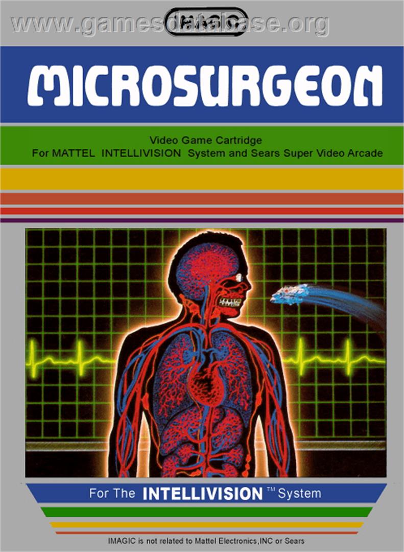 Microsurgeon - Mattel Intellivision - Artwork - Box