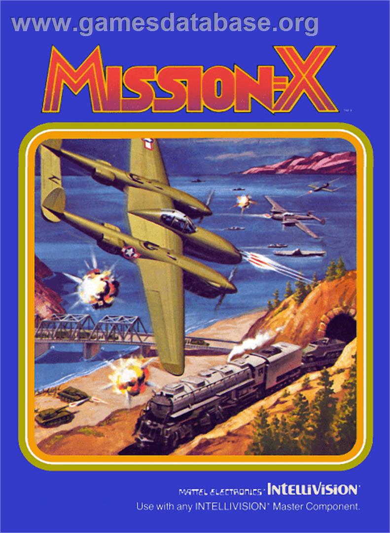 Mission-X - Mattel Intellivision - Artwork - Box
