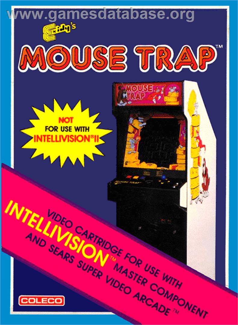 Mouse Trap - Mattel Intellivision - Artwork - Box