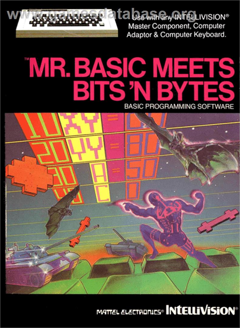 Mr. Basic Meets Bits 'N Bytes - Mattel Intellivision - Artwork - Box