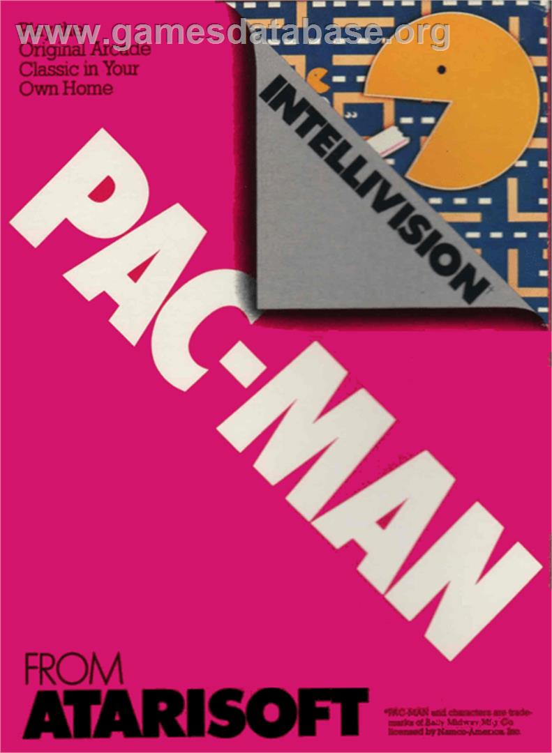 Pac-Man - Mattel Intellivision - Artwork - Box