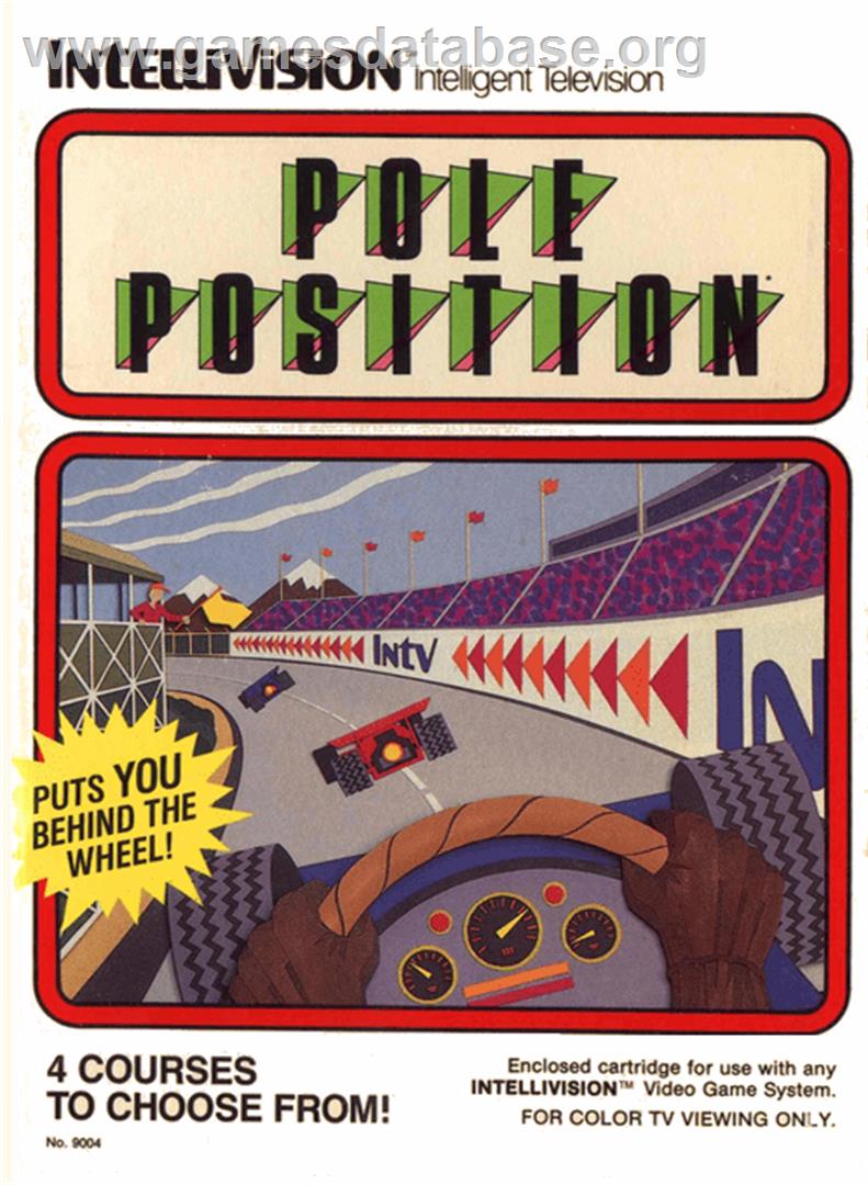 Pole Position - Mattel Intellivision - Artwork - Box