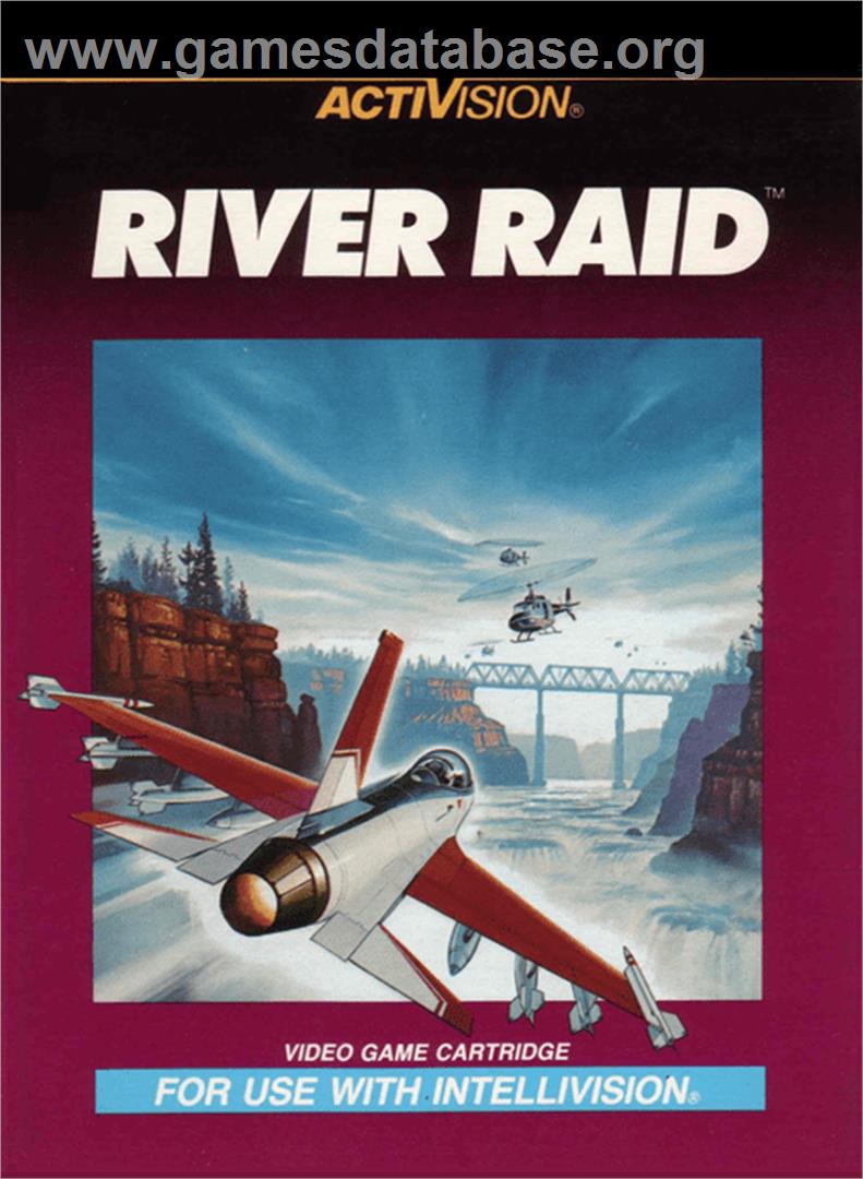 River Raid (Version 1) - Mattel Intellivision - Artwork - Box