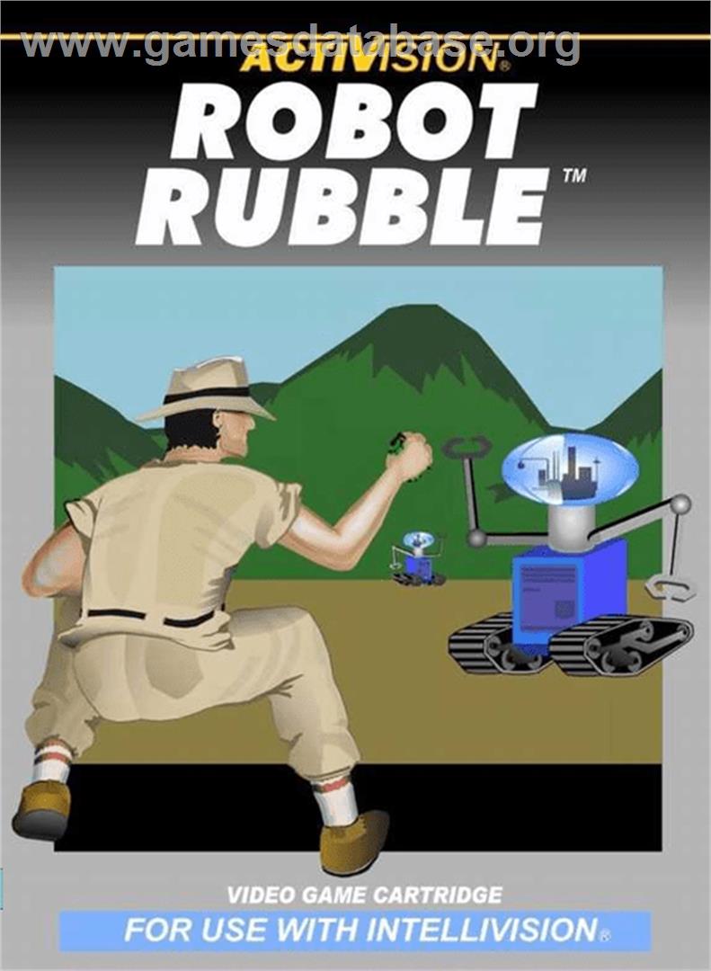 Robot Rubble - Mattel Intellivision - Artwork - Box