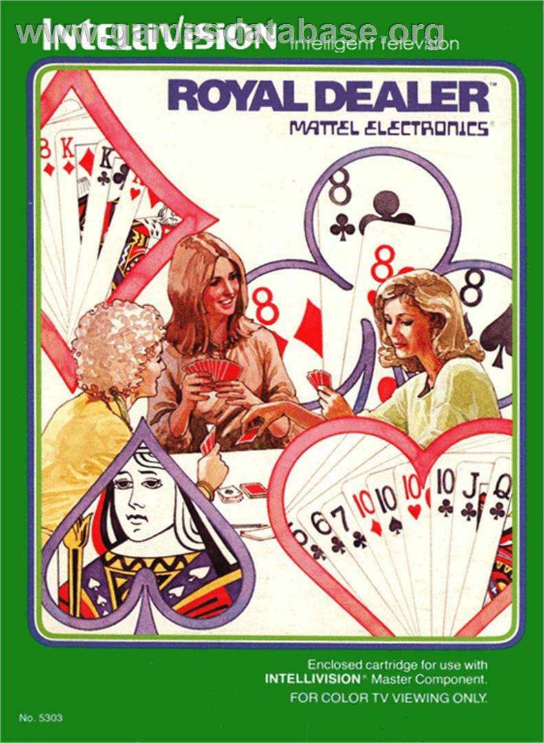 Royal Dealer - Mattel Intellivision - Artwork - Box