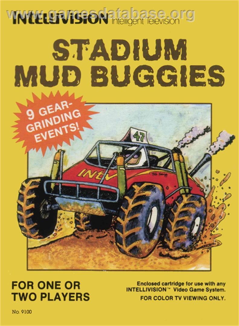 Stadium Mud Buggies - Mattel Intellivision - Artwork - Box
