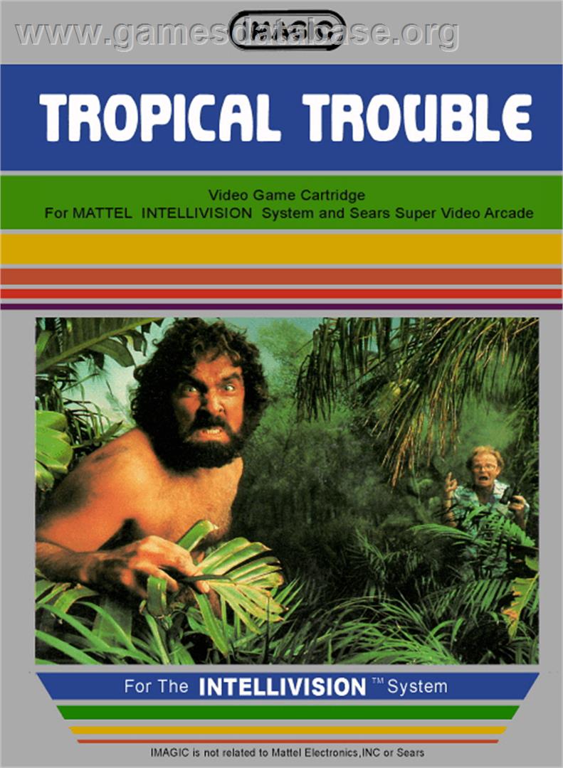 Tropical Trouble - Mattel Intellivision - Artwork - Box