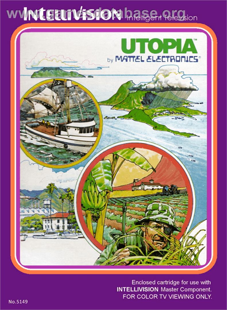 Utopia - Mattel Intellivision - Artwork - Box