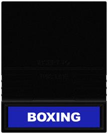 Cartridge artwork for Boxing on the Mattel Intellivision.
