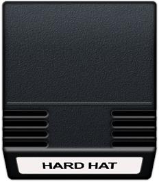 Cartridge artwork for Hard Hat on the Mattel Intellivision.