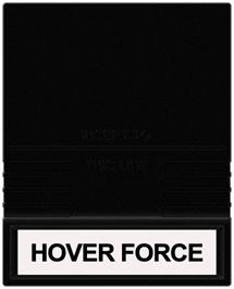 Cartridge artwork for Hover Force on the Mattel Intellivision.