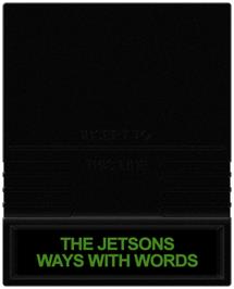 Cartridge artwork for Jetsons' Ways With Words on the Mattel Intellivision.