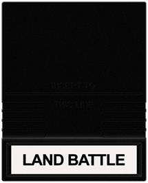 Cartridge artwork for Land Battle on the Mattel Intellivision.