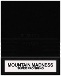 Cartridge artwork for Mountain Madness: Super Pro Skiing on the Mattel Intellivision.
