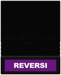 Cartridge artwork for Reversi on the Mattel Intellivision.