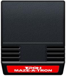 Cartridge artwork for TRON: Maze-A-Tron on the Mattel Intellivision.