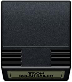 Cartridge artwork for TRON: Solar Sailer on the Mattel Intellivision.